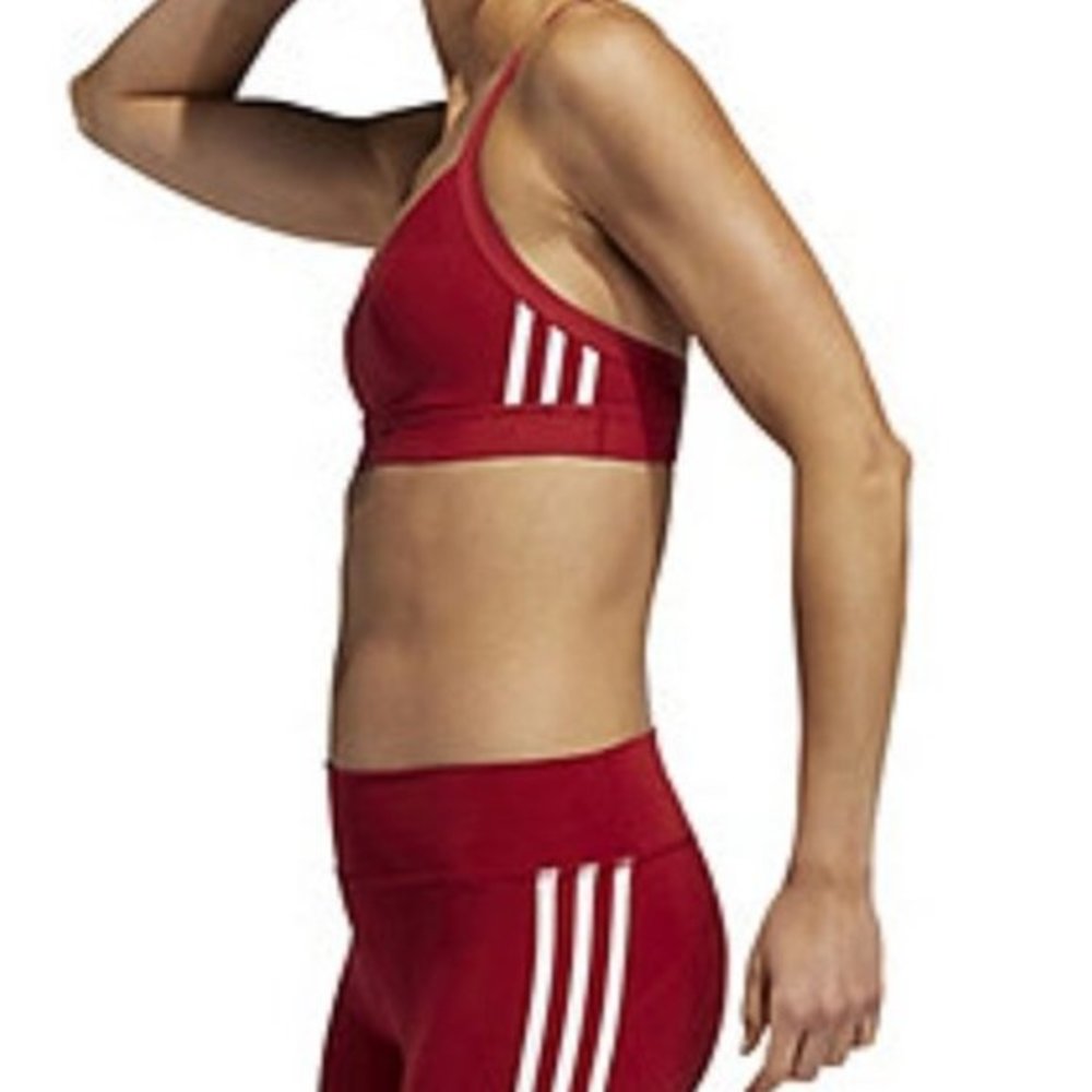 ADIDAS Women's All Me 3-Stripe Sport Bra
